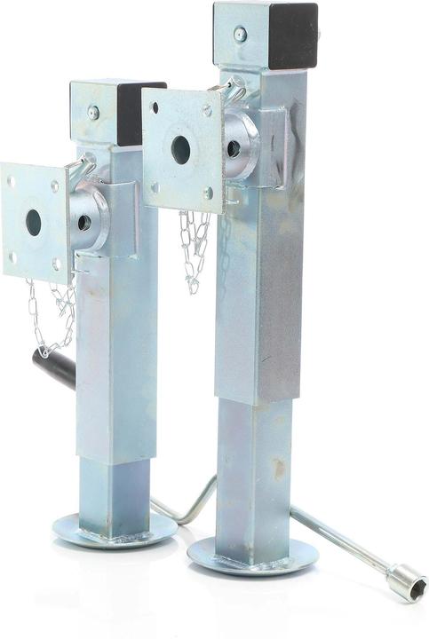 Actual product image XPOtool Support Set for Tippler Platform Trailer Foldable Support Feet Max. Load 1350kg per support