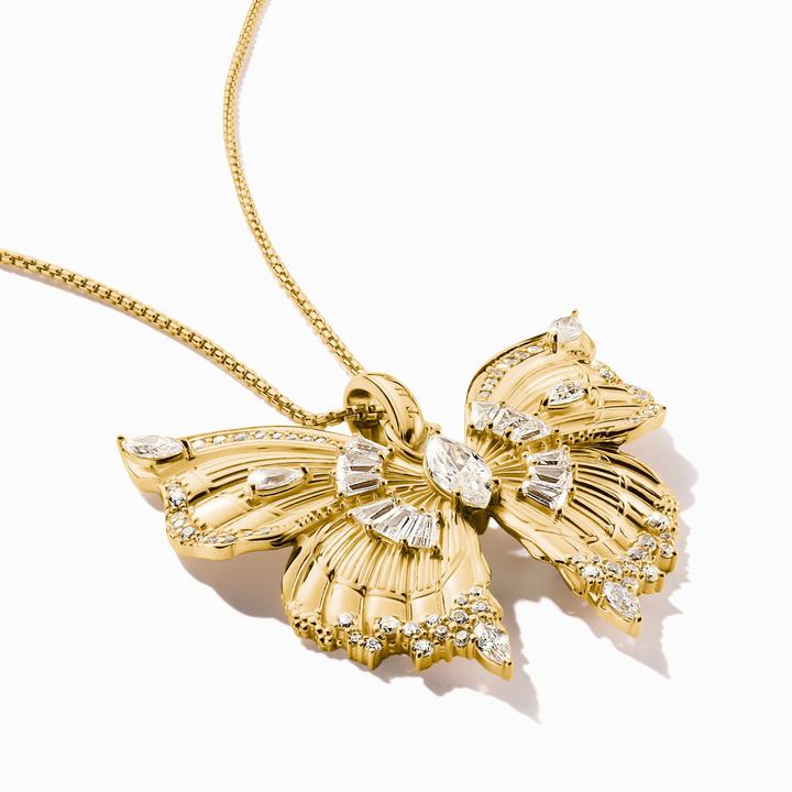 Image du produit Thomas Sabo PE984-414-14 Anhänger butterfly mit Steinen vergoldet Damen (Argent 925)