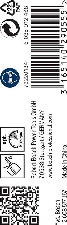 Immagine prodotto Bosch Professional Zubehör Trapano PRO Metal HSS-G, 3 x 33 x 61 mm (3 mm)