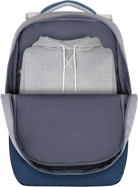 Actual product image Rivacase 7567 Grey Dark Blue Notebook Backpack up to 17.3"