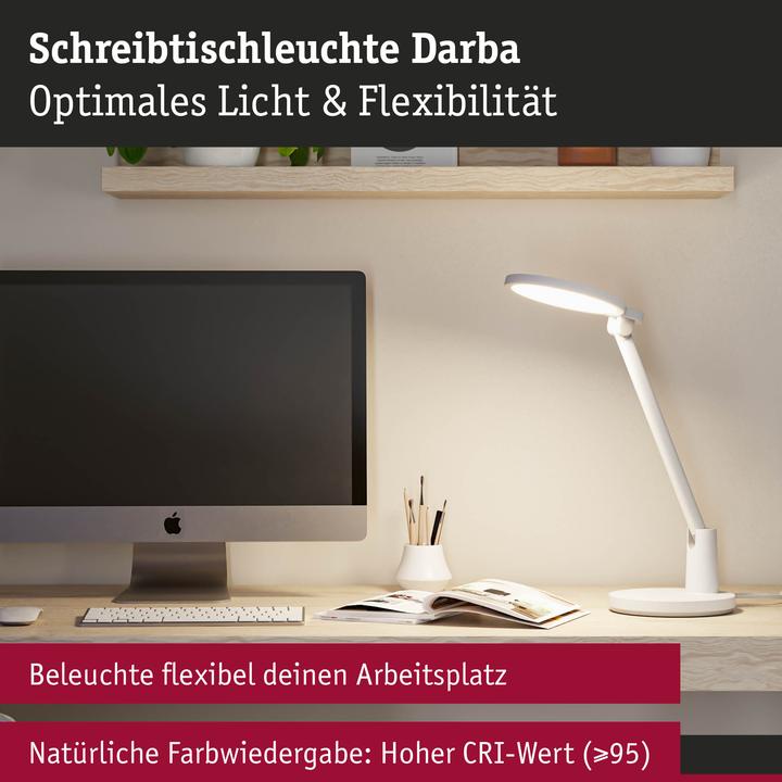 Image du produit Paulmann Schreibtischleuchte Darba (1640 lm)