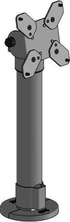 Produktbild Ergonomic Solutions Old VESA 75/100 Pole Mount (Tisch, 11.81")