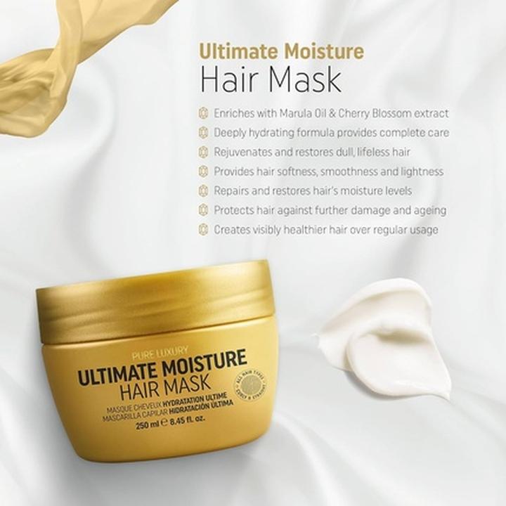 Image du produit Rich Pure Luxury Ultimate Moisture Hair Mask pour cheveux secs et abîmés 8.45 oz