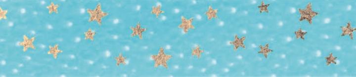 Actual product image Magni folia Decorative Adhesive Tape WashiTape Hotfoil Gold Stars 26115