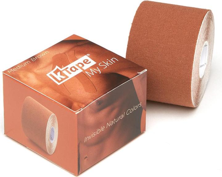 Actual product image K-Tape My Skin medium brown (5 m)