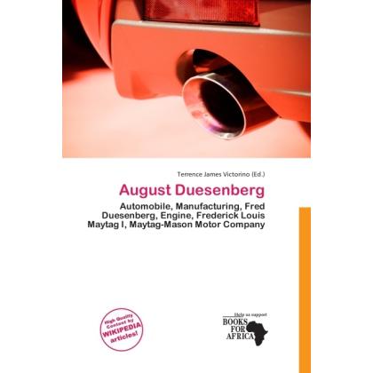 Thumbnail - August Duesenberg, Fachbücher von Terrence James Victorino