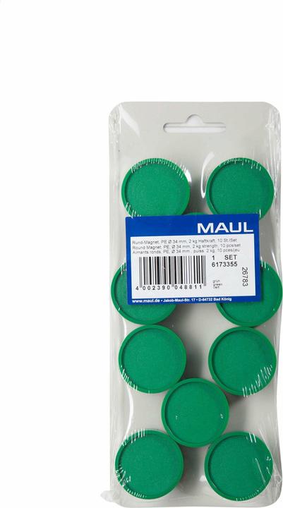 Produktbild Maul Rund-Magnete (10x)