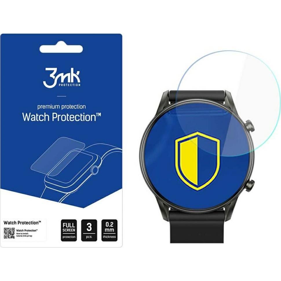 3Mk Orologio Folia Arc Haylou Rt2 Folia Fullscreen, Pellicola Protettiva Per Smartwatch