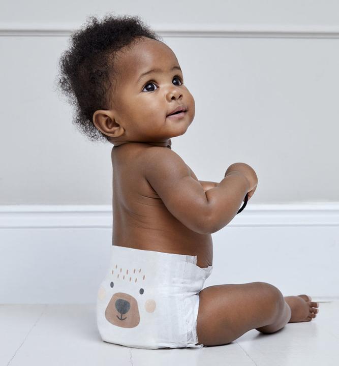 Actual product image Kit & Kin Nappies (Size 2, Pack, 40 Piece)