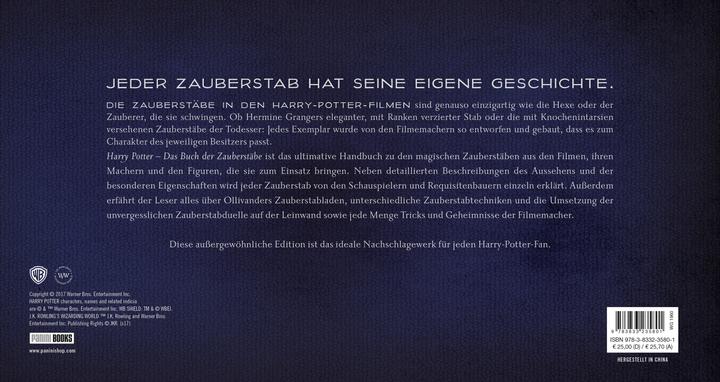 Produktbild Panini Harry Potter: Das Buch der Zauberstäbe (Deutsch, Monique Peterson, 2018)