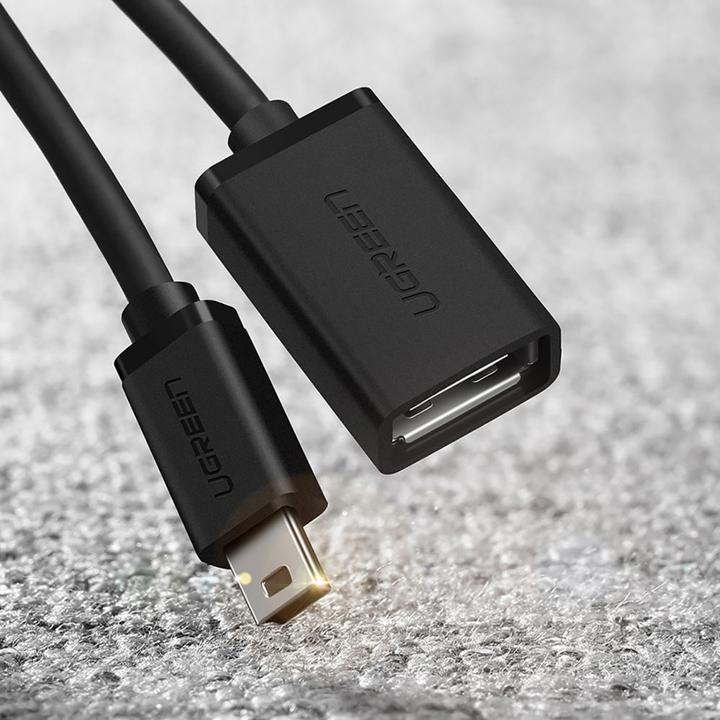 Actual product image Ugreen OTG mini USB adapter US249 (black) (0.10 m, USB 2.0)