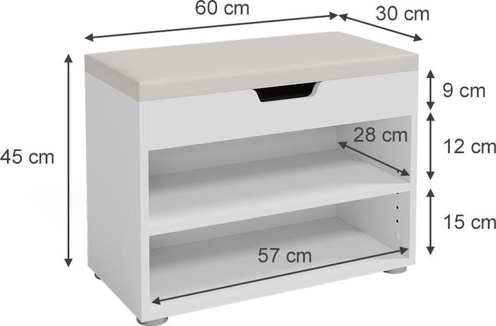 Immagine prodotto Vicco Rolfe (60 x 30 x 45 cm)