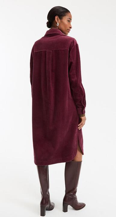 Actual product image La Redoute Collections Gerade geschnittenes Cordkleid in Midilänge (44)