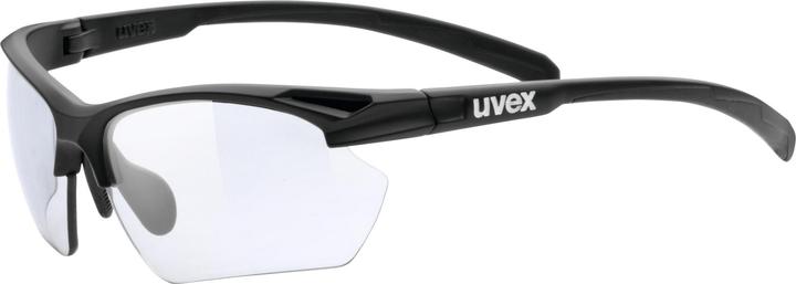 Uvex Sports Sportstyle 802 Small V (Noir mat, Fumée variomatique)