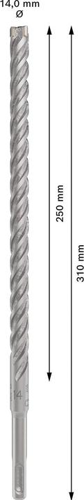 Productafbeelding Bosch Zubehör SDS-plus-5X boor 14x250x310, mm 1 st. (14 millimeter)