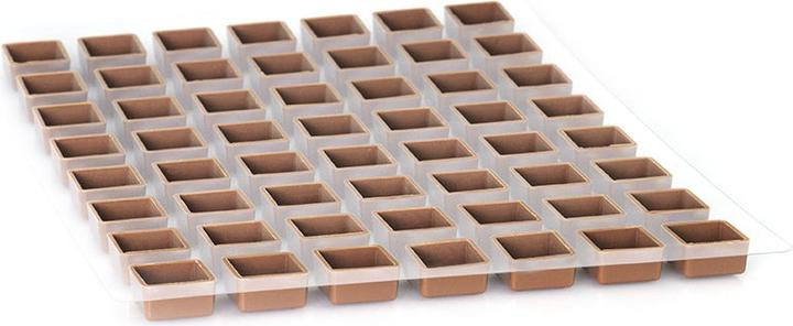 Produktbild miniSchoggi Pralinenschale Carré, Milch 56 Stück (63 x)