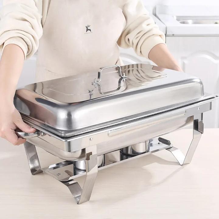 Immagine prodotto Werkstein Speisewärmer, Edelstahl Chafing, 9L, Warmhaltebehälter