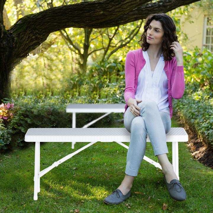 Immagine prodotto Relaxdays Panchine pieghevoli