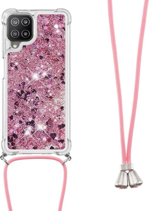 Immagine prodotto Cover-Discount Galaxy A22 4G - Custodia con cordino rosa