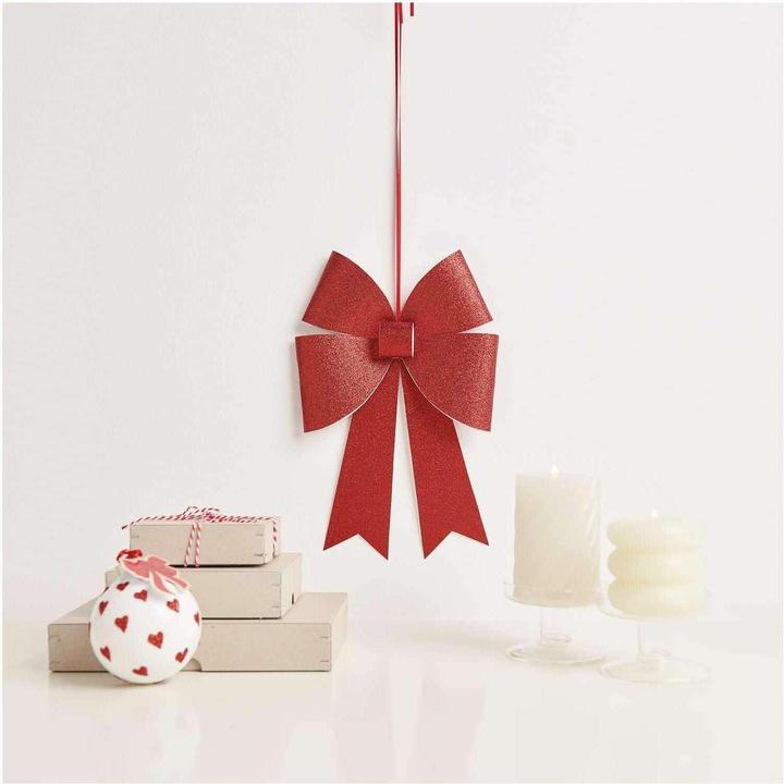 Actual product image Rico Design Craft kit glitter bow red