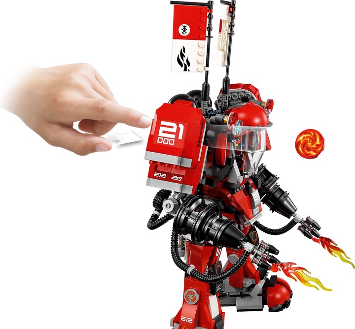 Actual product image LEGO Ninjago Movie Kai's Fire-Mech (70615, LEGO Ninjago)