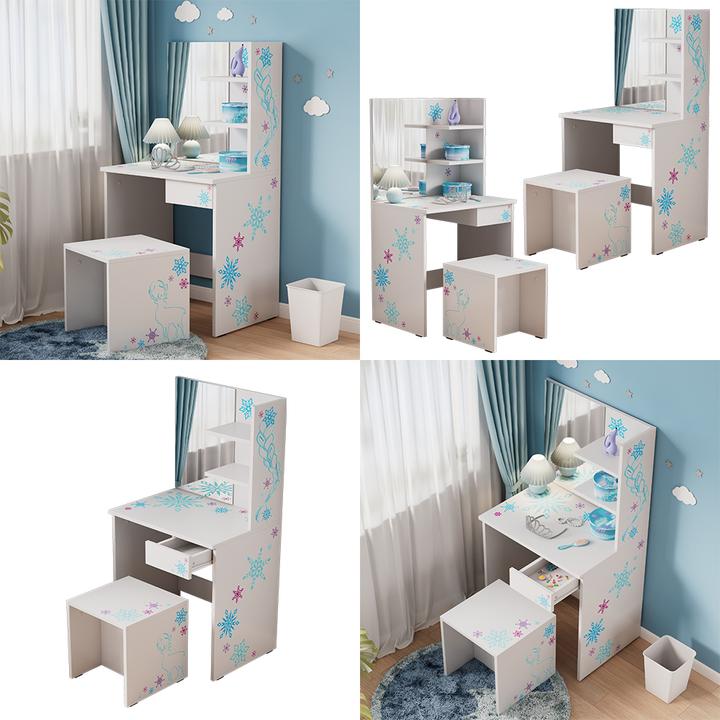 Immagine prodotto Oskar-Store Schneeflocke mit Hocker (55 x 40 x 103 cm)