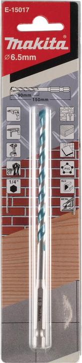 Actual product image Makita Multi drill 1/4" 6,5x150mm (6.5 millimetres)