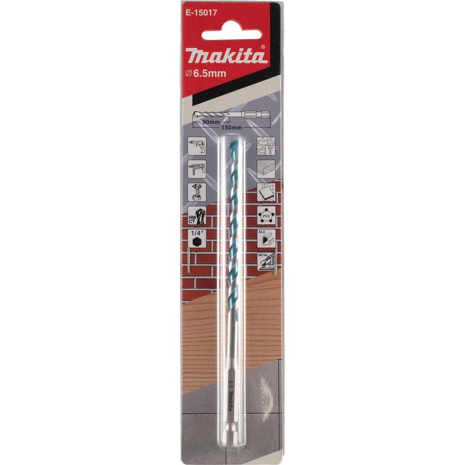 Makita, Bohrereinsatz, Multibohrer 1/4" 6,5x150mm (6.5 mm)