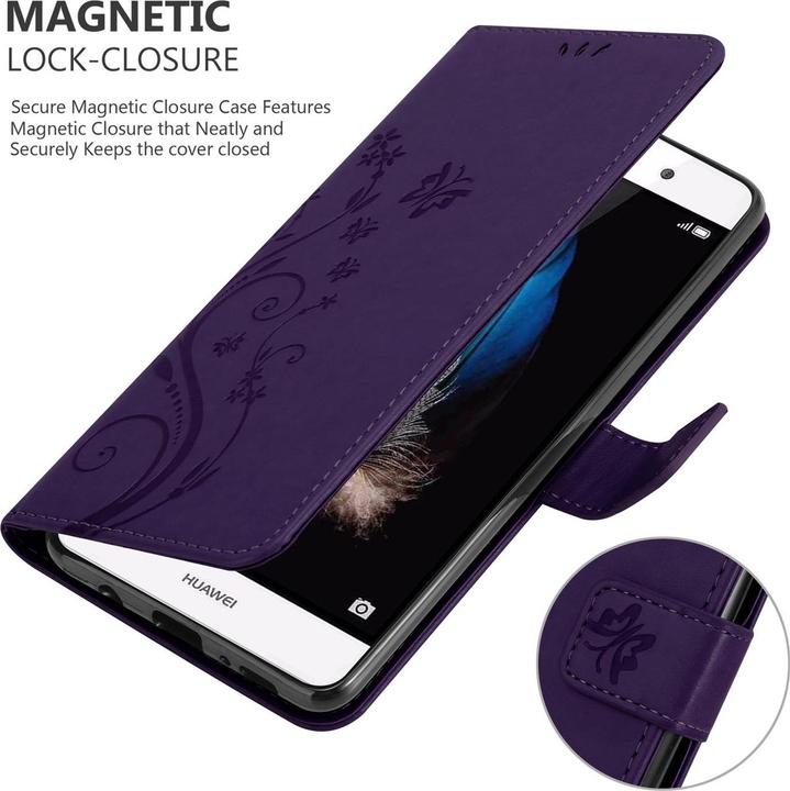 Immagine prodotto Cadorabo Copertina del libro di fiori (Huawei P8 Lite)