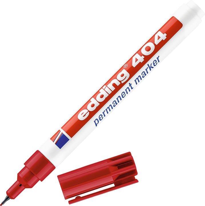Image du produit Edding Marqueur permanent 404 (Rouge, 0.80 mm, 1 x)