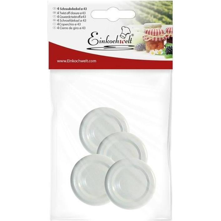 Dosen-Zentrale Twist-off Deckel (4 Stk., 0.24 l) (DOSEN-ZENTRALE)