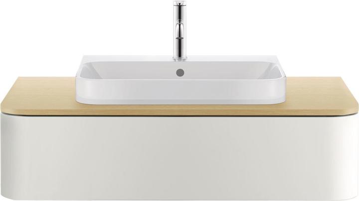 Duravit Furniture washbasin HAPPY D.2 m ÜL HLB 650x505mm geschli 1 HL white WG (505 mm, 650 mm)