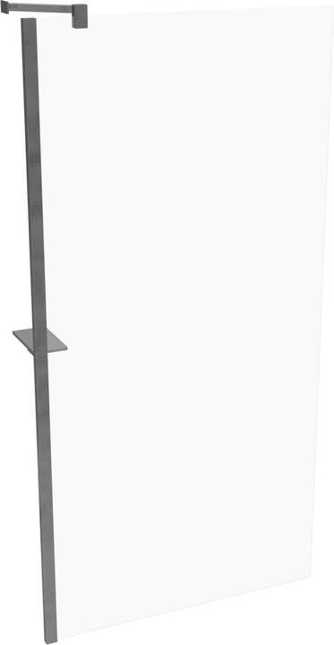 Actual product image Hüppe Select+ side panel, stand-alone, stabilization bar, 8mm glass thickness, width 1000mm (211 cm, 100 cm, 200 cm)