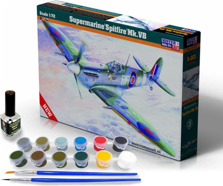 Actual product image MeisterCraft Supermarine Spitfire Mk.Vb SUPER SET