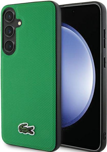 Image du produit Lacoste LCHMS24SPVCN S24 S921 zielony/green hardcase Iconic Petit Pique MagSafe (Samsung Galaxy S24)