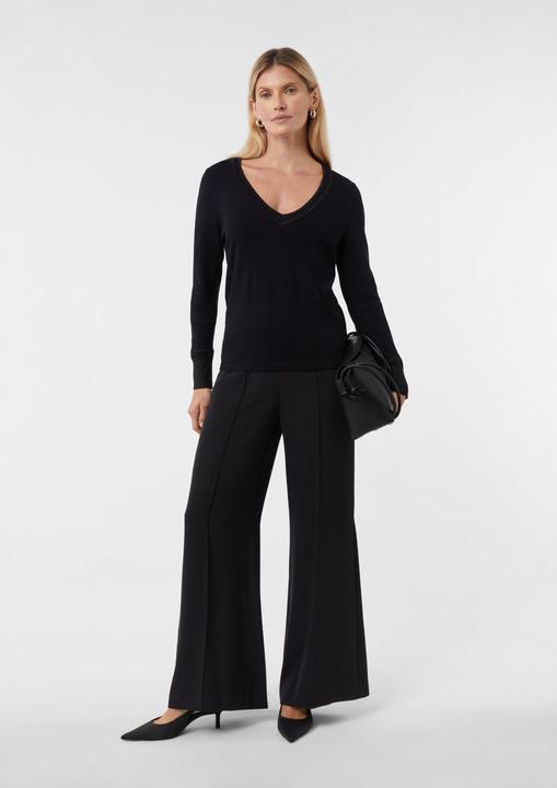 Actual product image Comma Strickpullover Feinstrickpullover mit Glitzergarn-Details (32)