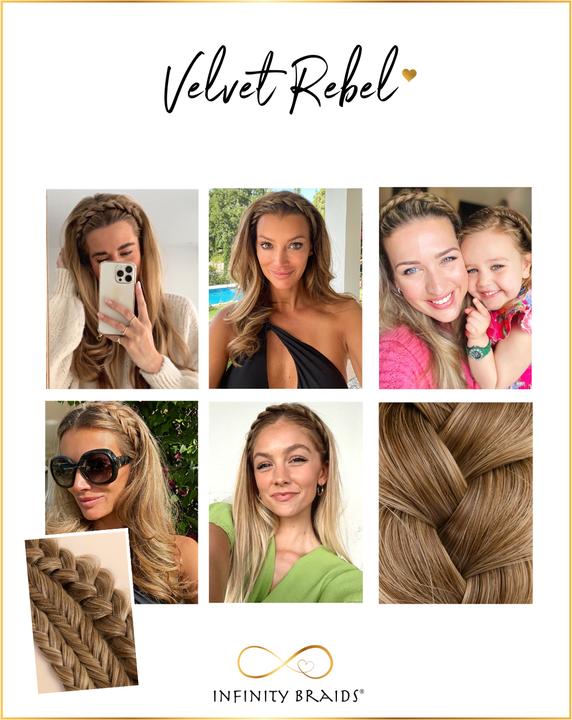 Immagine prodotto Infinity Braids Messy Braid Viènne Velvet Rebel