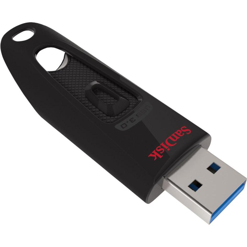 SanDisk Ultra (32 GB, USB 3.0, USB-A), USB Stick, Schwarz