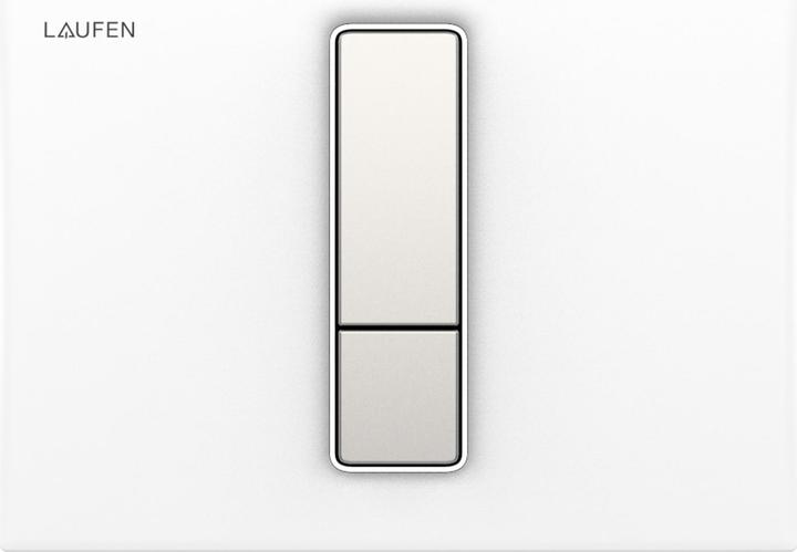 Actual product image Laufen AW104 INEO actuator plate, 202x10x145mm, dual flush, thermoset, H900104