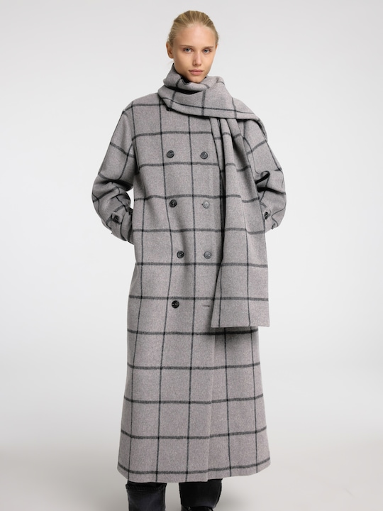 Produktbild Selected Femme Zweireihiger Wollgemisch Mantel (42)