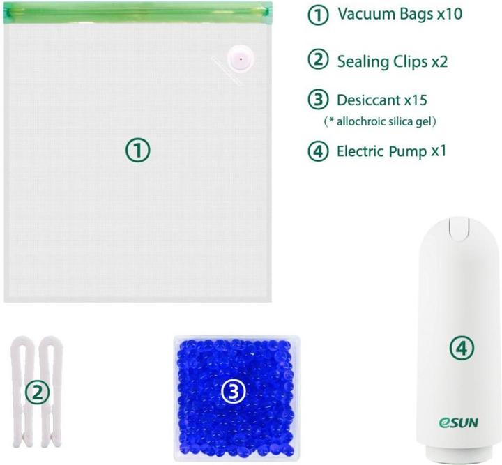 Produktbild eSUN Filament Vakuumierset Pro 3 eVacuum (Schutzfolie, Ersatzteile, Upgrade Bundle, Zubehör)