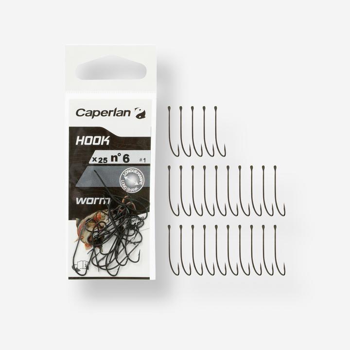Actual product image Caperlan Hook Special Worm single hook