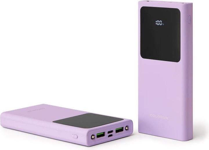Actual product image Forever COLORUM Power bank 10 000 mAh CPB10-09 xLavenda (10000 mAh, 22.50 W)