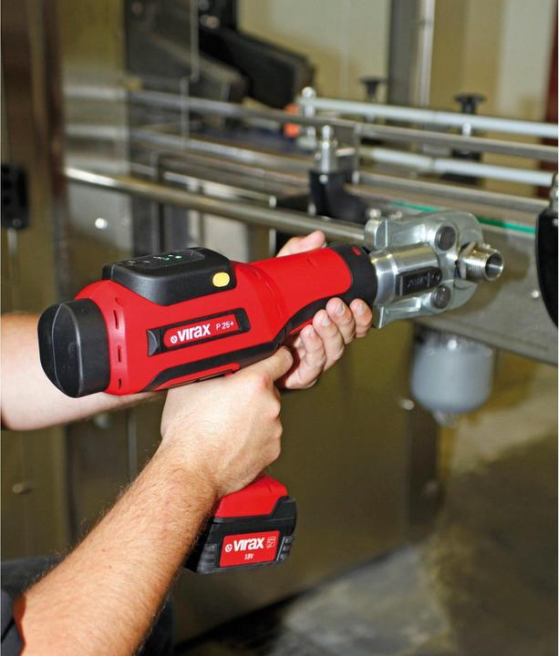 Produktbild Virax Akku-Pressmaschine VIPER P25+ 18V / 2x 1,5 Ah Akku + Ladegerät in VIRABOX