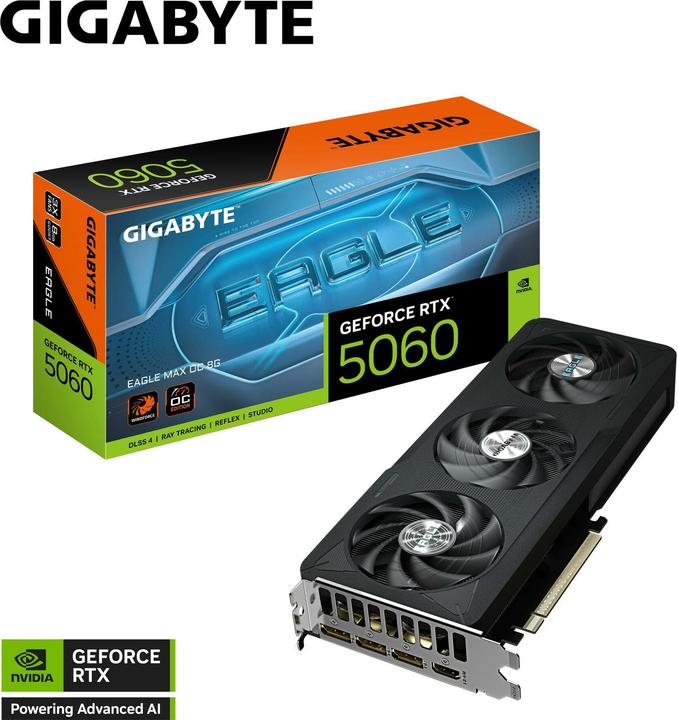 Produktbild Gigabyte VGA GeForce® RTX 5060 8GB Eagle Max OC (8 GB)