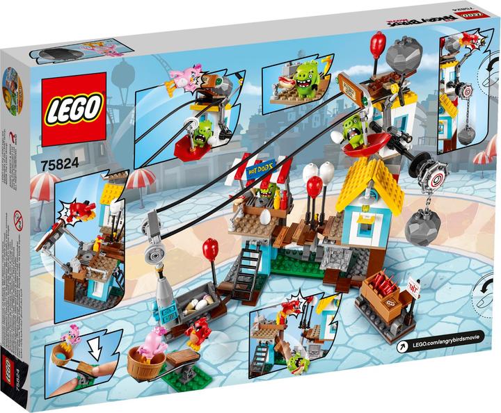 Actual product image LEGO Angry Birds Pig City Teardown (75824)
