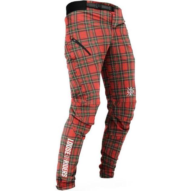 Loose Riders, Unisex, Velohosen, C/ Evo Tartan (28), Schwarz, 28