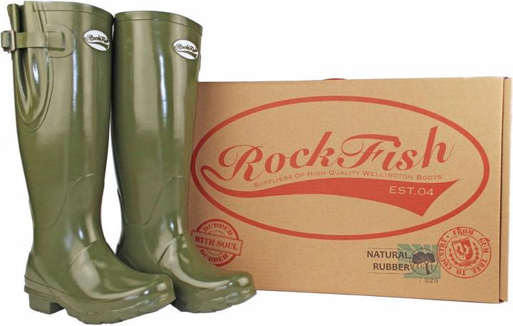 Produktbild Rockfish Gummistiefel glänzend verstellbar (35)