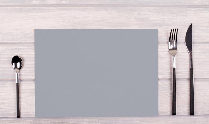 Image du produit PROnappe Set de table jetable Spunbond, 400 x 300 mm, gris (100 pcs, 30 x 40 cm)