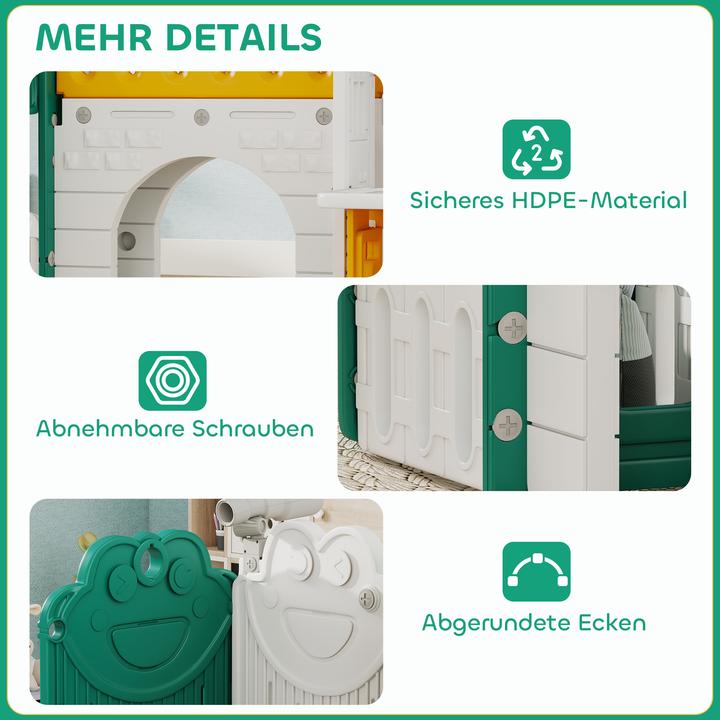 Produktbild Aiyaplay Kinderrutsche Kunststoff Gelb+Grün